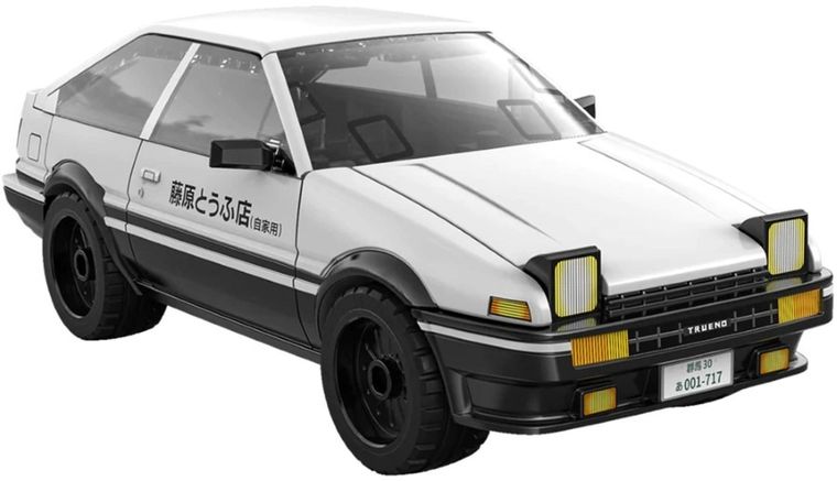 Cada, Toyota AE86-Trueno, Initial-D, pojazd miejski, 1:35, 72 elementy