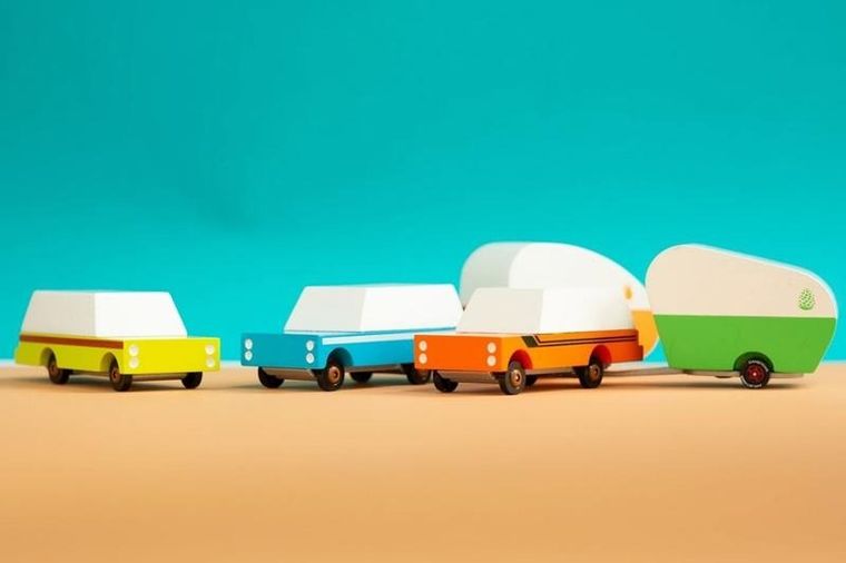 Candylab, Pinecone, przyczepka do samochodu