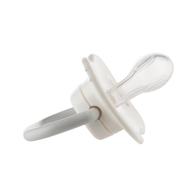 Canpol babies, BabiesBoo, silikonowy smoczek uspokajający, symetryczny, biały, 0-6m, 2 szt.