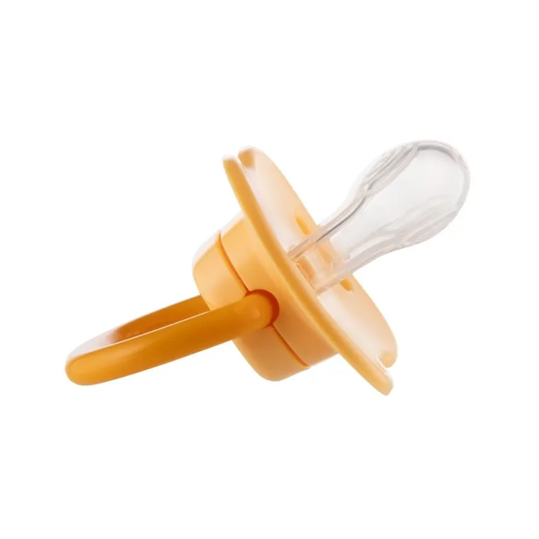 Canpol babies, BabiesBoo, silikonowy smoczek uspokajający, symetryczny, pomarańczowy, 0-6m, 2 szt.