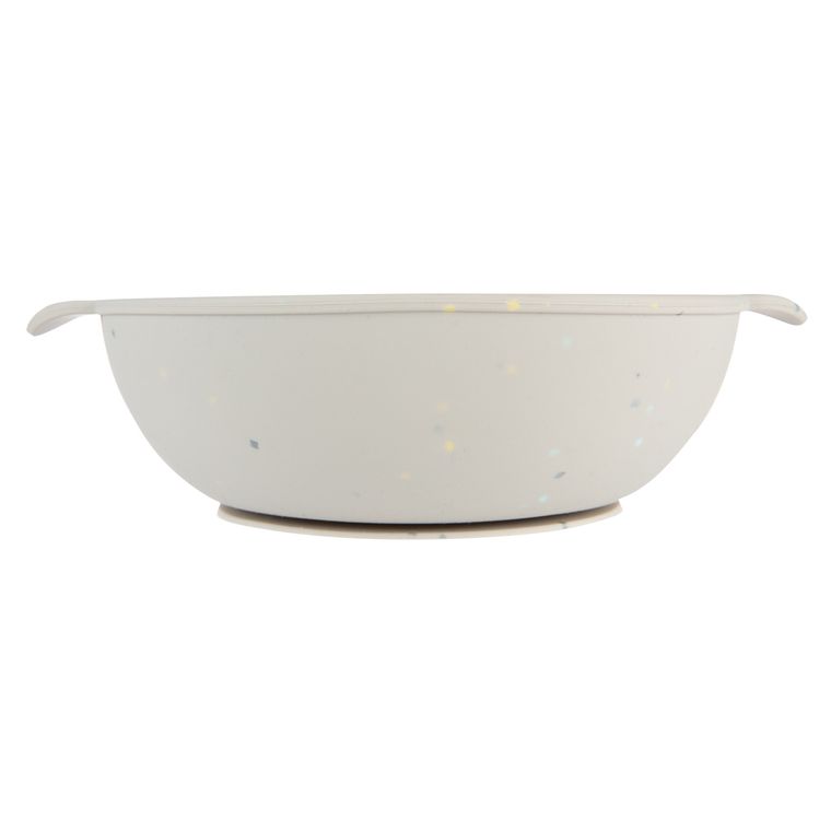 Canpol babies, Dots, silikonowa miska z 3 przegródkami i przyssawką, green, 360ml