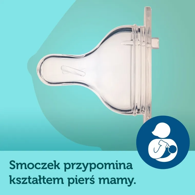 Canpol babies, EasyStart, Bonjour, butelka szeroka antykolkowa, różowa, 0m+, 120 ml