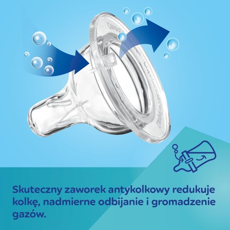 Canpol babies, EasyStart, Gold, butelka antykolkowa, pink, 240 ml