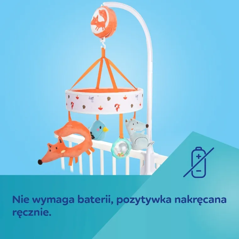 Canpol babies, Fox, karuzela z pozytywką nad łóżeczko
