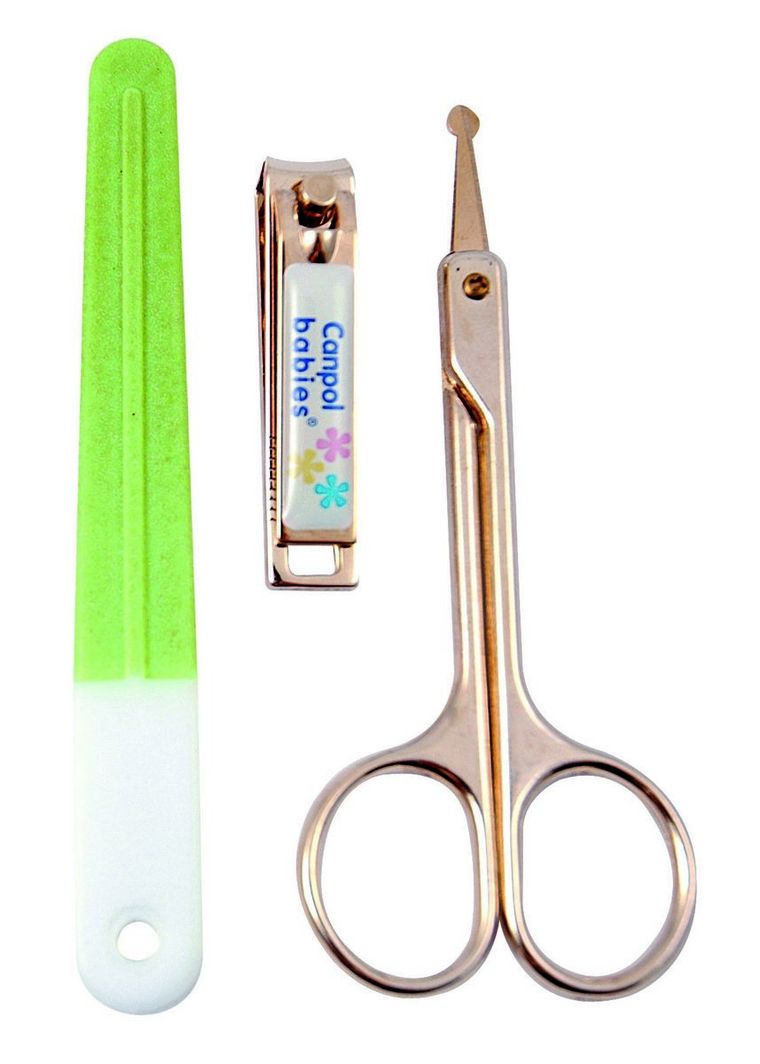 Canpol babies, nożyczki + cążki + pilniczek, zestaw