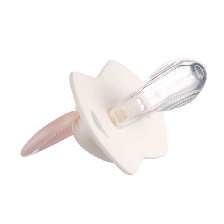 Canpol babies, Royal Baby, smoczek uspokajający, silikonowy, symetryczny, 0-6m, 2 szt., różowy