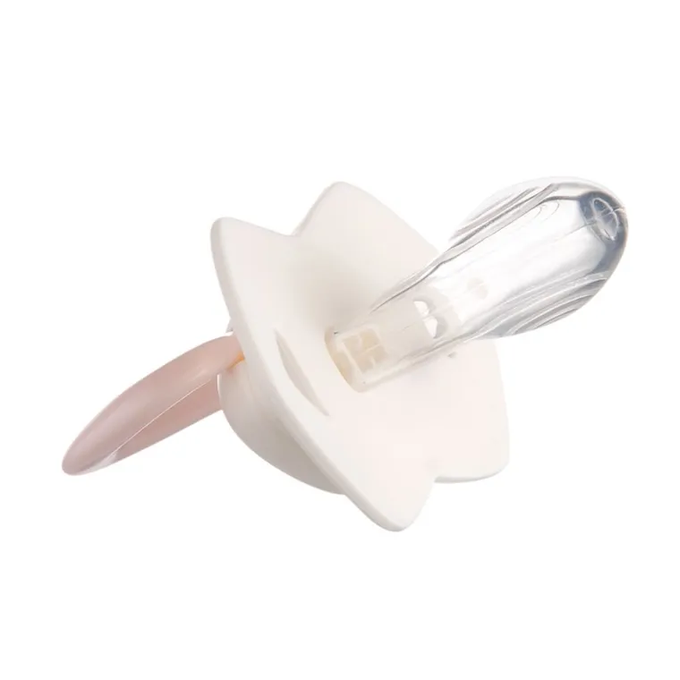 Canpol babies, Royal Baby, smoczek uspokajający, silikonowy, symetryczny, 6-18m, 2 szt., różowy