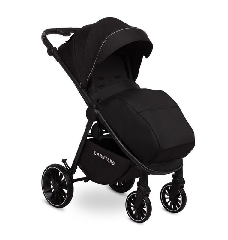 Caretero, Agil, wózek spacerowy, black