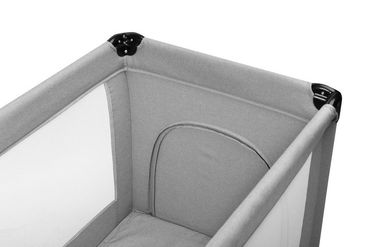 Caretero, Basic, łóżeczko turystyczne, grey
