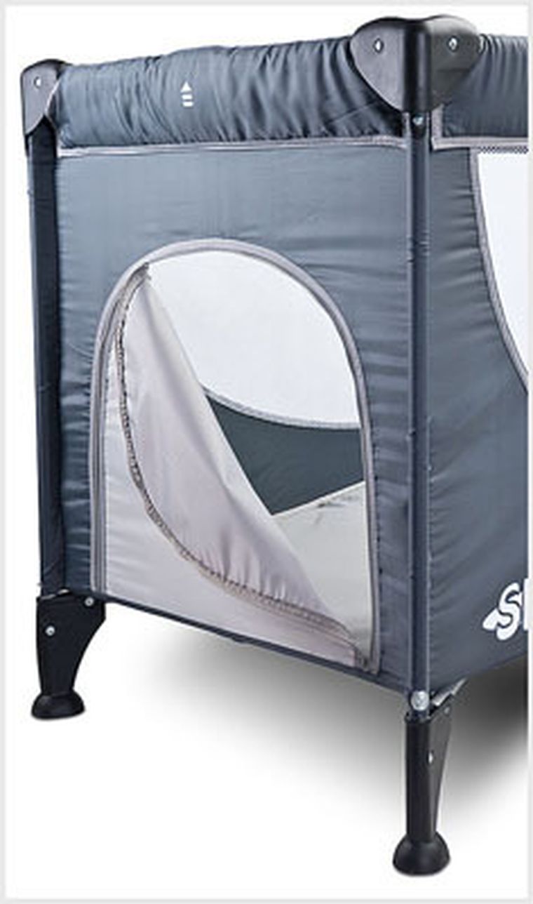 Caretero, łóżeczko turystyczne, Simplo Grey