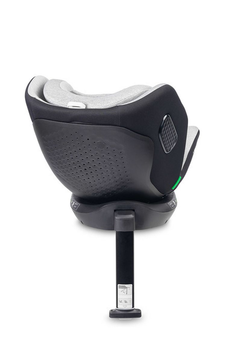 Caretero, Lumi, i-Size, fotelik samochodowy, light grey, 40-150 cm