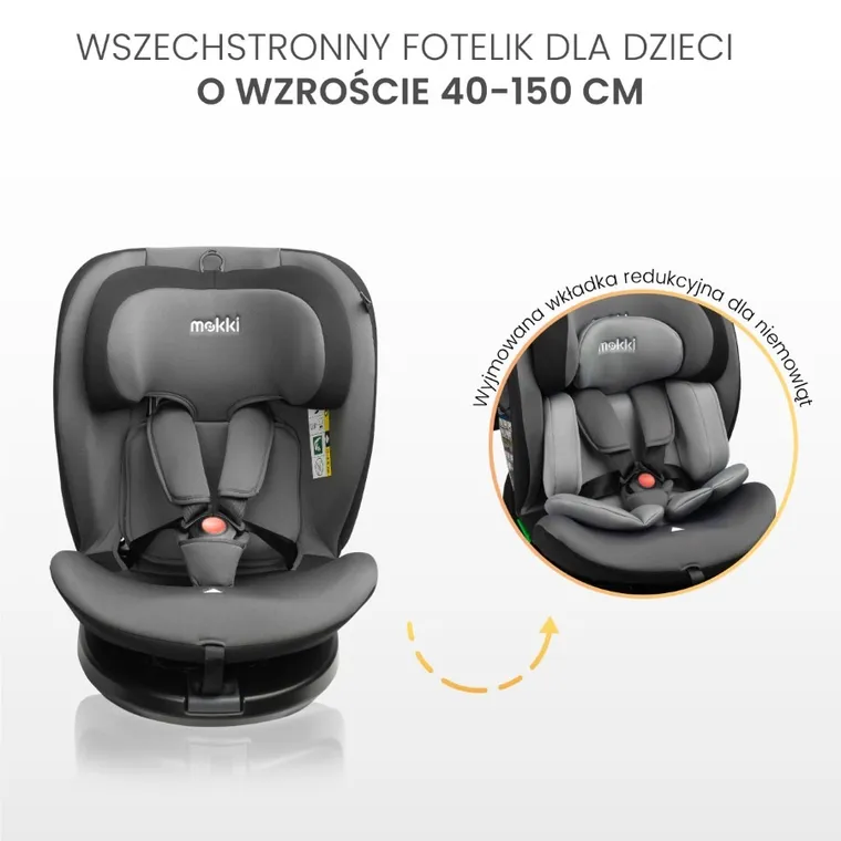 Caretero, Mokki I-Size, fotelik samochodowy, 40-150 cm, Beige