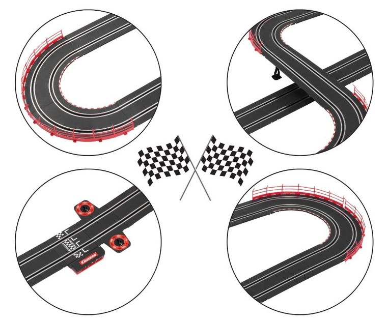 Carrera Go, Champion's Racing, tor wyścigowy z pojazdami, 4,3m