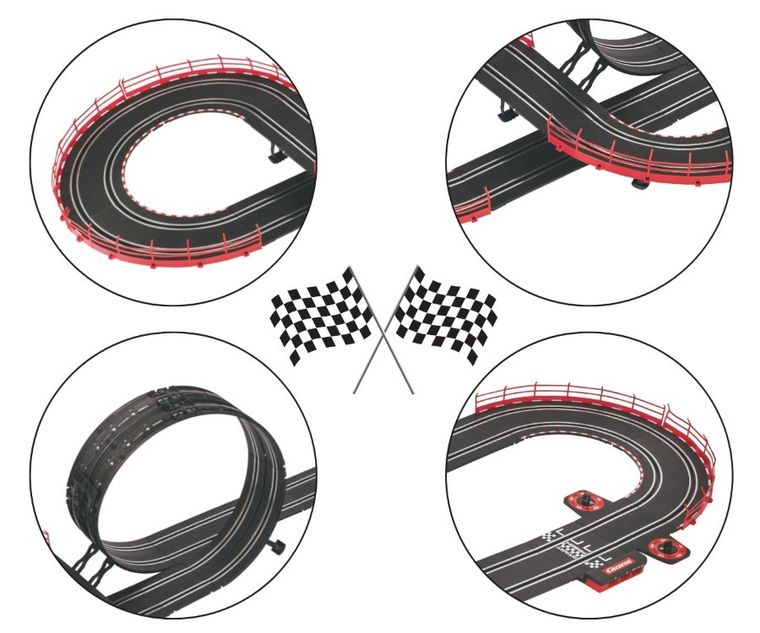 Carrera Go, GT Powerplay, tor wyścigowy z pojazdami, 4,9m