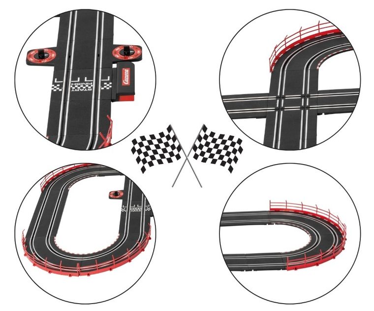 Carrera Go, NASCAR, Watkins Glen Duel, tor wyścigowy z pojazdami, 3,6m