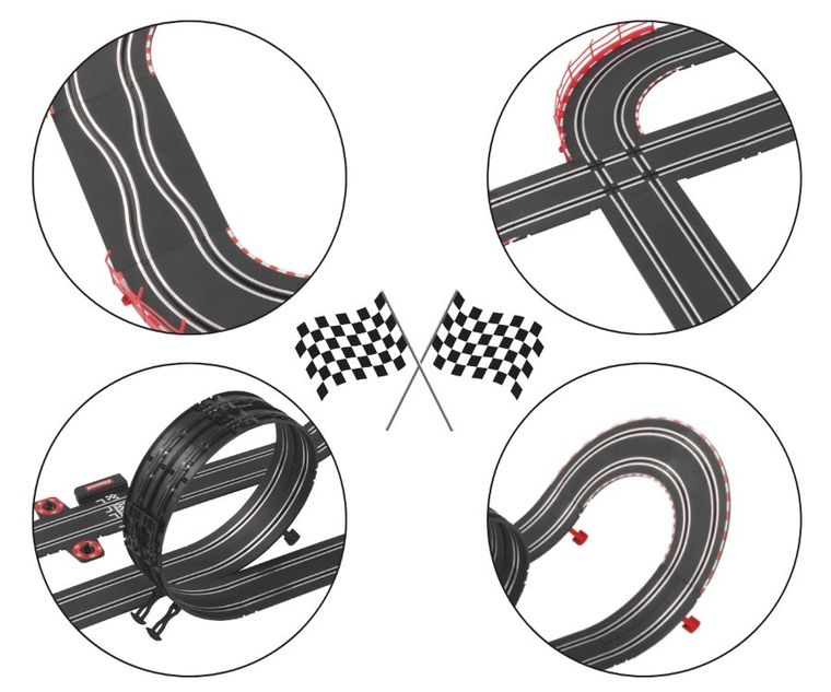 Carrera Go, Tuning Zone, tor wyścigowy z pojazdami, 5,3m