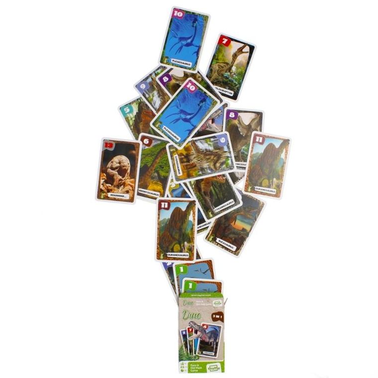 Cartamundi, Dinozaury, Piotruś i memo 2w1, gra karciana
