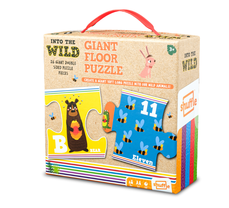 Cartamundi, Into the Wild, Floor Puzzle, puzzle podłogowe, 26 elementów