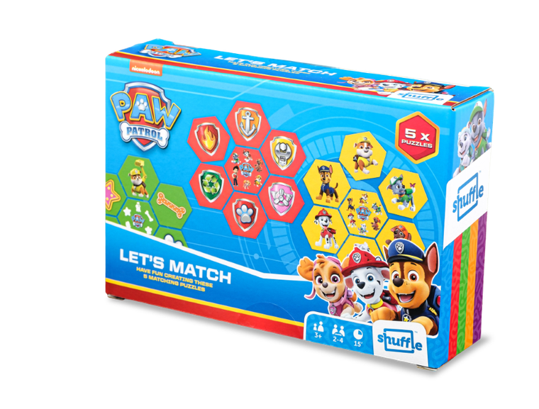 Cartamundi, Psi Patrol, Let's Match, gra logiczna