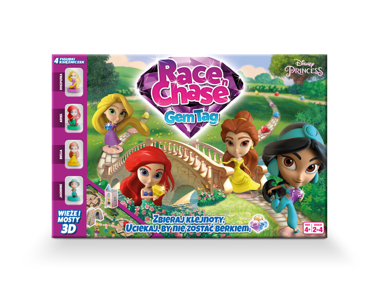 Cartamundi, Race'n'Chase, Księżniczki Disneya, gra planszowa