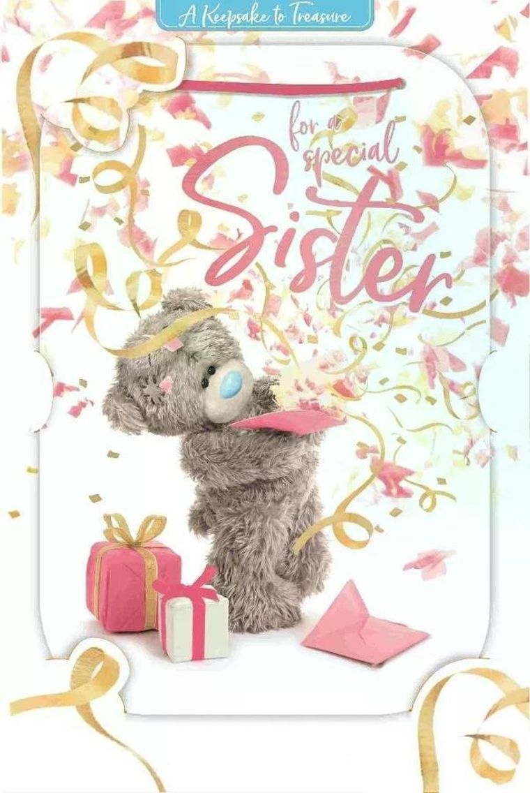 Carte Blanche, karnet holograficzny 3D, for a special sister