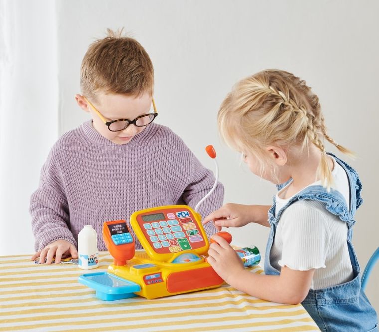 Casdon, kasa sklepowa z akcesoriami