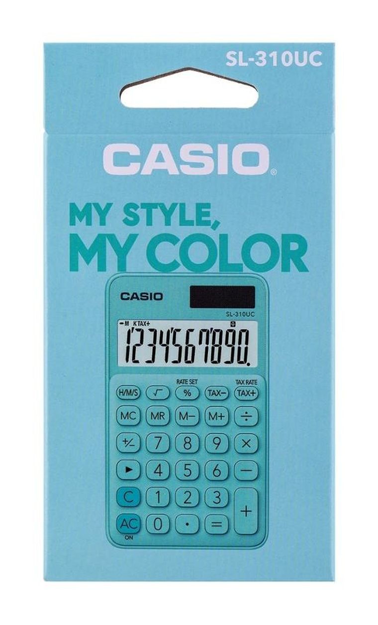 Casio, SL-310UC-GN, kalkulator kieszonkowy, 10-cyfrowy, zielony