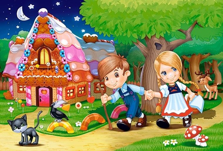 Castorland, Beautiful Fairy Tales, puzzle 4w1, 8-12-15-20 elementów