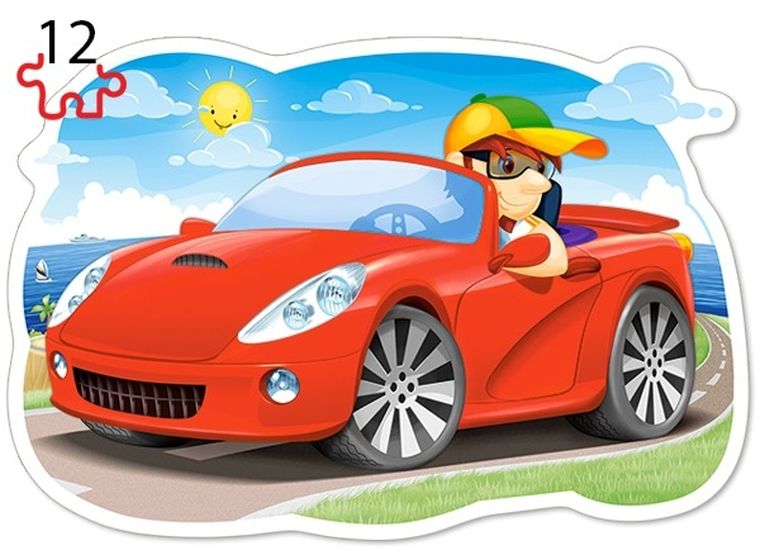 Castorland, Ride for Fun, puzzle 4w1, 8-12-15-20 elementów