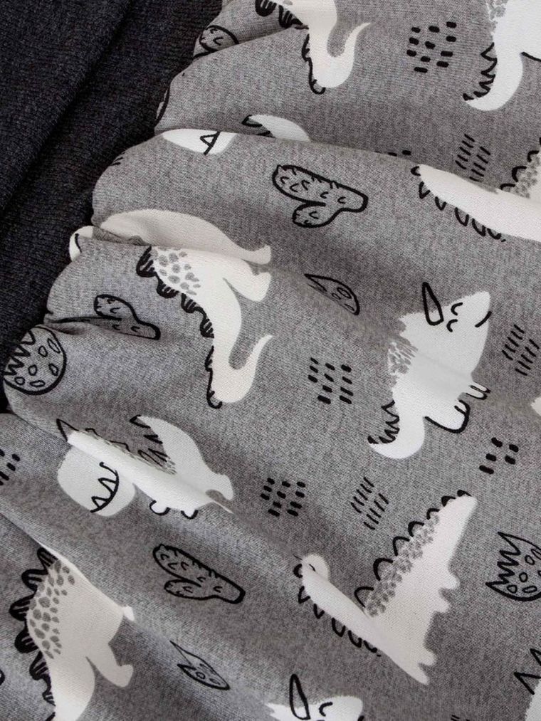 Ceba Baby, Candy Andy, Dino, śpiworek niemowlęcy, grafitowy, 0-18 m