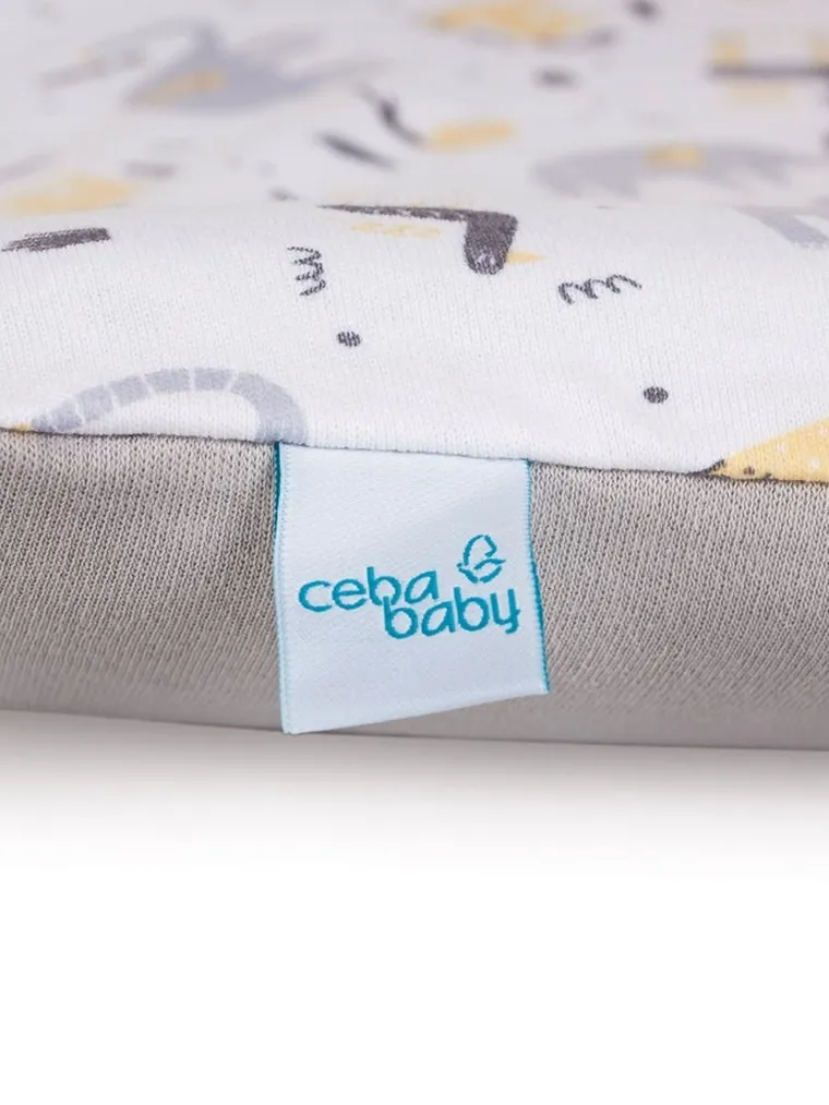 Ceba Baby, Elephant, pokrowiec na przewijak miękki, 50-70 cm, 2 szt.