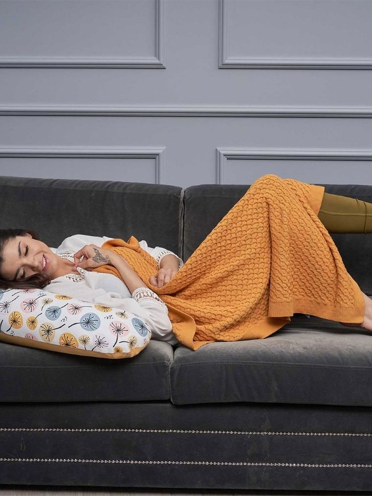 Ceba Baby, Fale, dziany kocyk dziecięcy, Peru, 90-90 cm