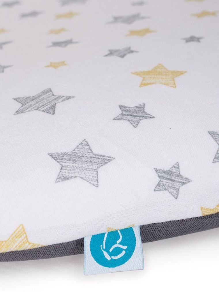 Ceba Baby, Yellow Stars, pokrowiec na przewijak miękki, 85-72 cm, 2 szt.