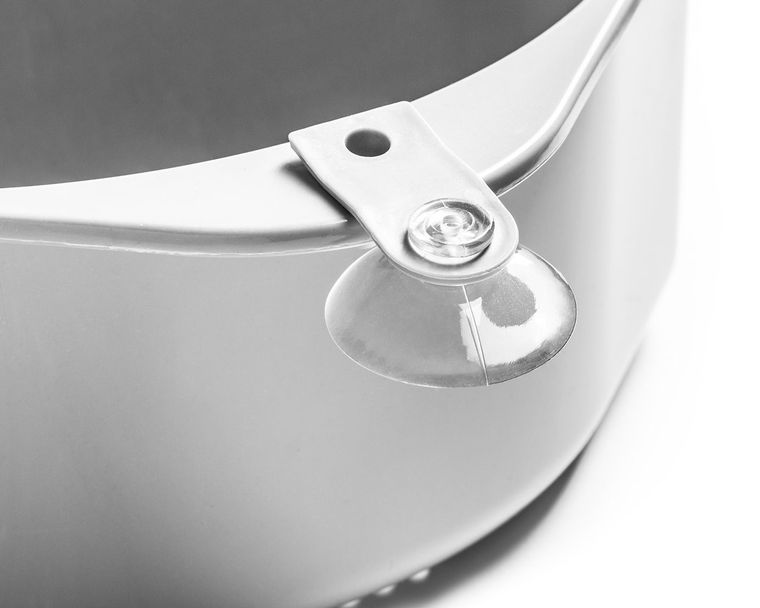 Cedzak i ociekacz narożny, biały