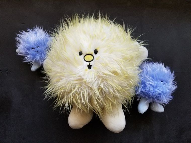 Celestial Buddies Planety, Pluszowe Gwiazdki, Polaris Ab i B, maskotki, 9 i 10 cm, 2 szt.