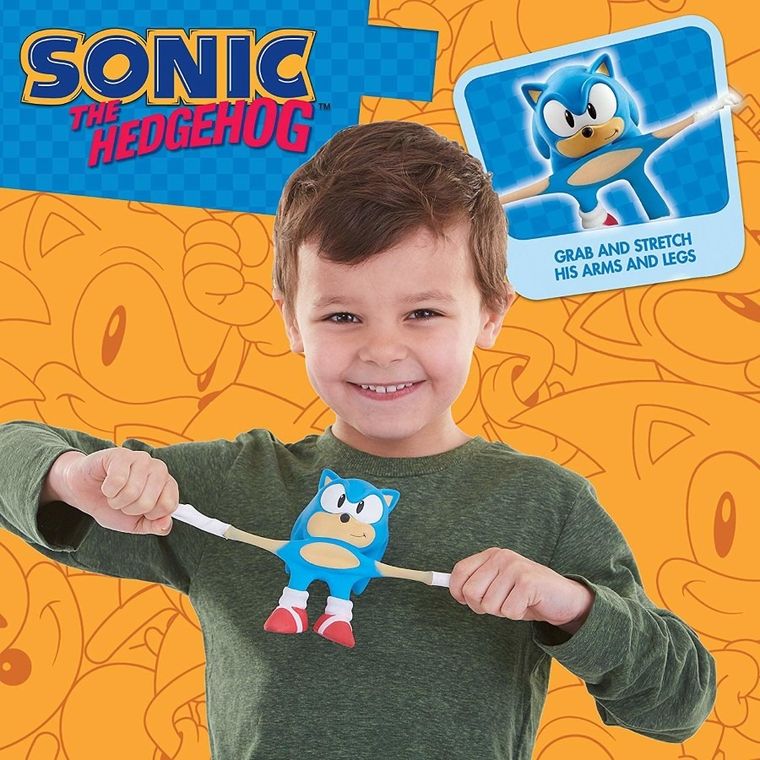 Character, Jeż Sonic, figurka do rozciągania
