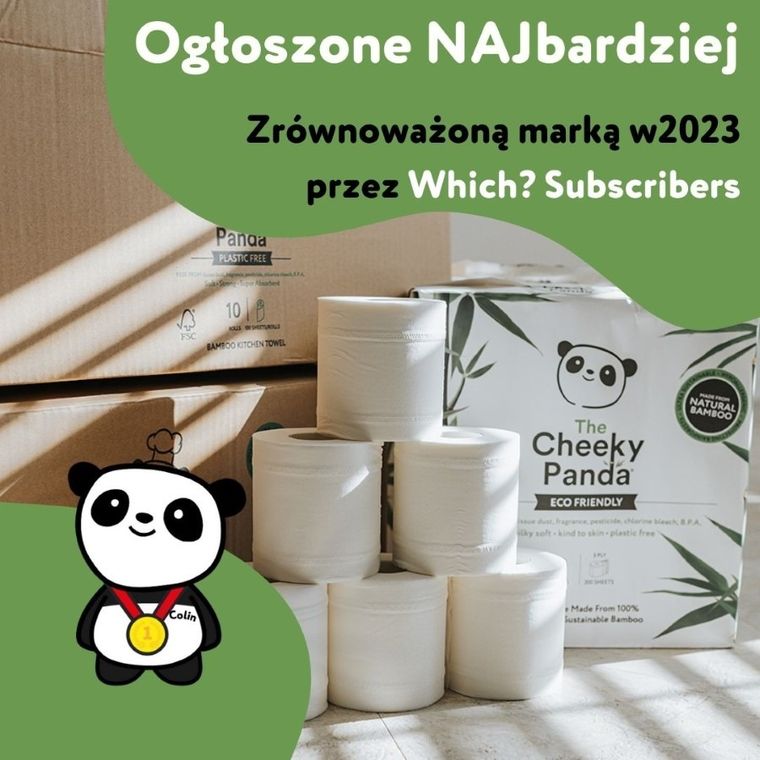 Cheeky Panda, Nawilżane chusteczki bambusowe dla dzieci, 60 szt.