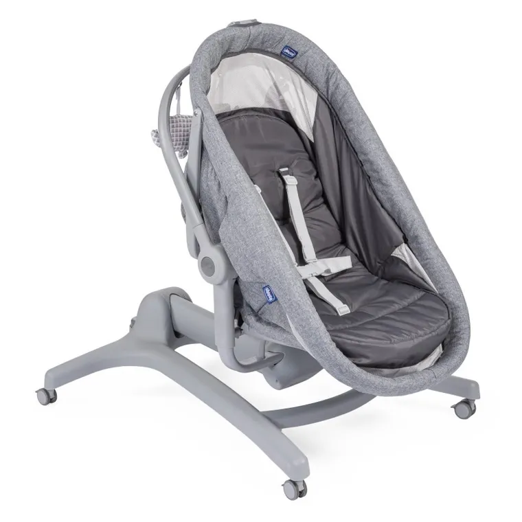 Chicco, Baby Hug Air 4in1, wielofunkcyjne łóżeczko-krzesełko, Titanium