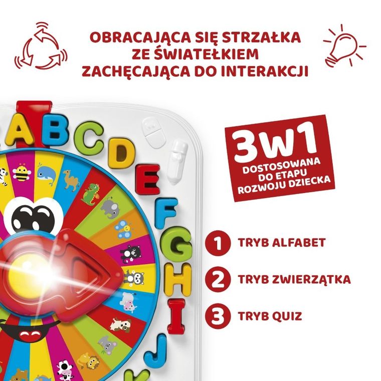 Chicco, Baby Prof, dwujęzykowa zabawka edukacyjna