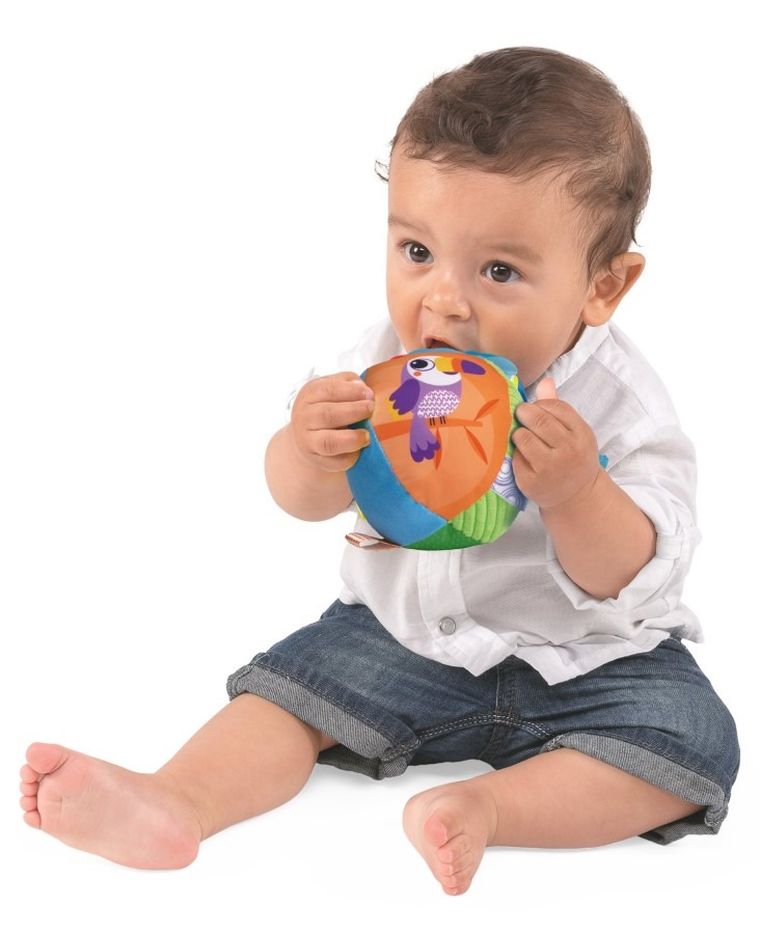 Chicco, Baby Sense & Focus, Miękka Piłka, grzechotka