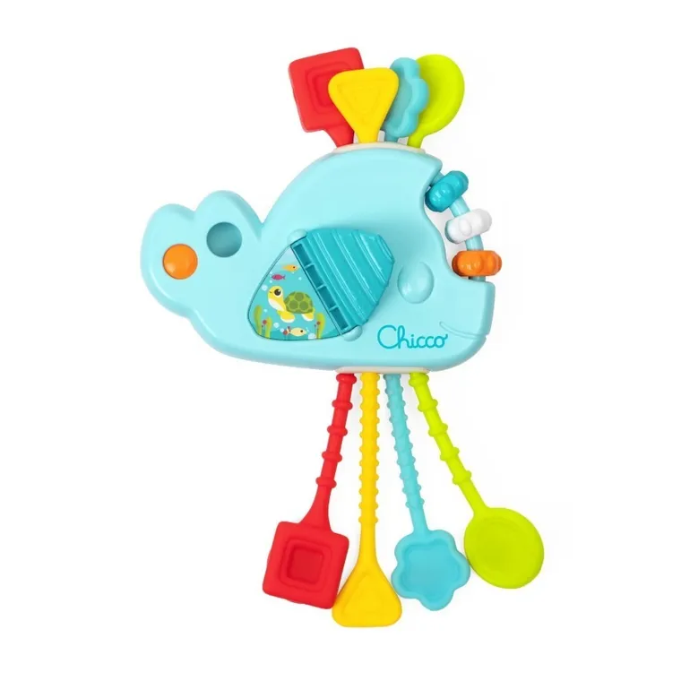 Chicco, Baby Sense & Focus, Wieloryb, zabawka sensoryczna