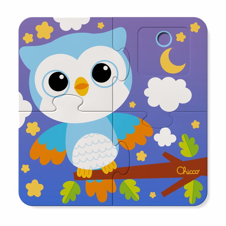 Chicco, Baby Sense & Focus, zestaw pierwszych puzzli