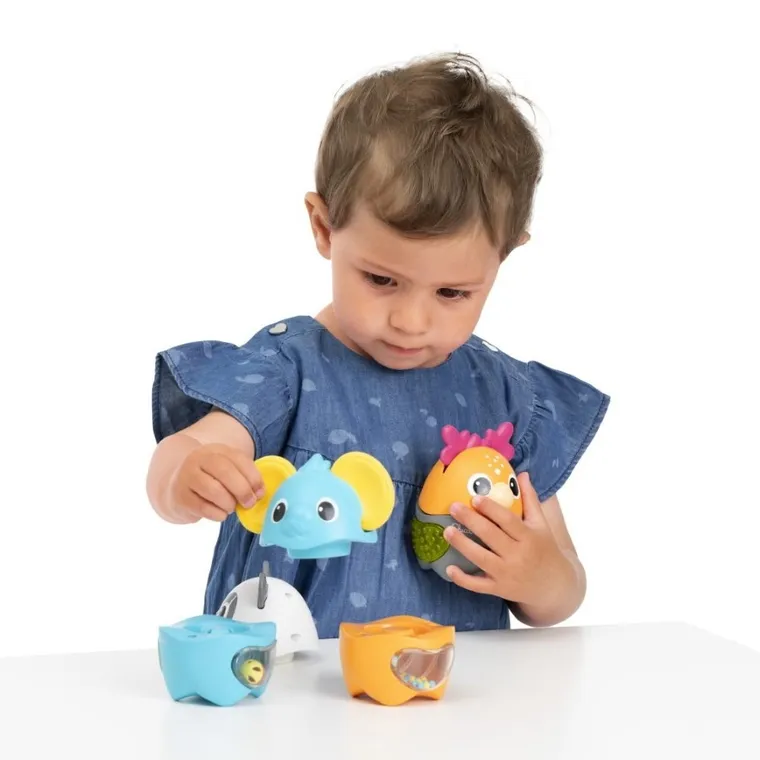 Chicco, Baby Sense & Focus, Zwierzaki Aktywizaki, zestaw zabawek niemowlęcych