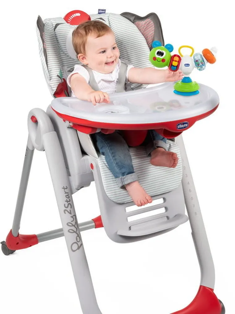 Chicco, Baby Senses, gąsienica na krzesełko do karmienia, zabawka sensoryczna