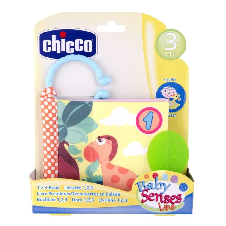Chicco, Baby Senses, książeczka 1 2 3