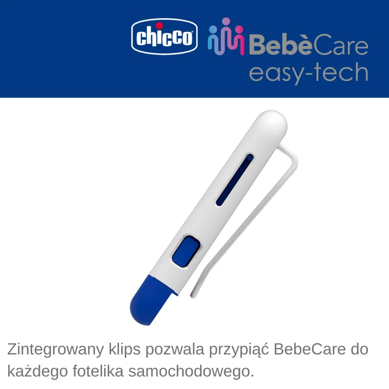 Chicco, Bebecare Easy Tech, system informujący o pozostawieniu dziecka w aucie