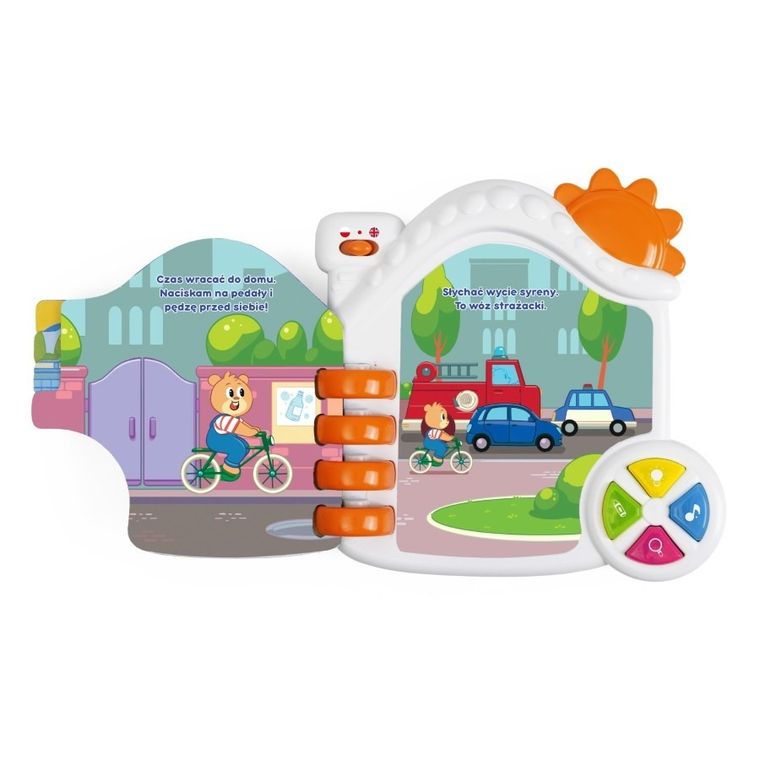 Chicco, Bilingual ABC, Miasto, książeczka dwujęzyczna polsko-angielska, interaktywna