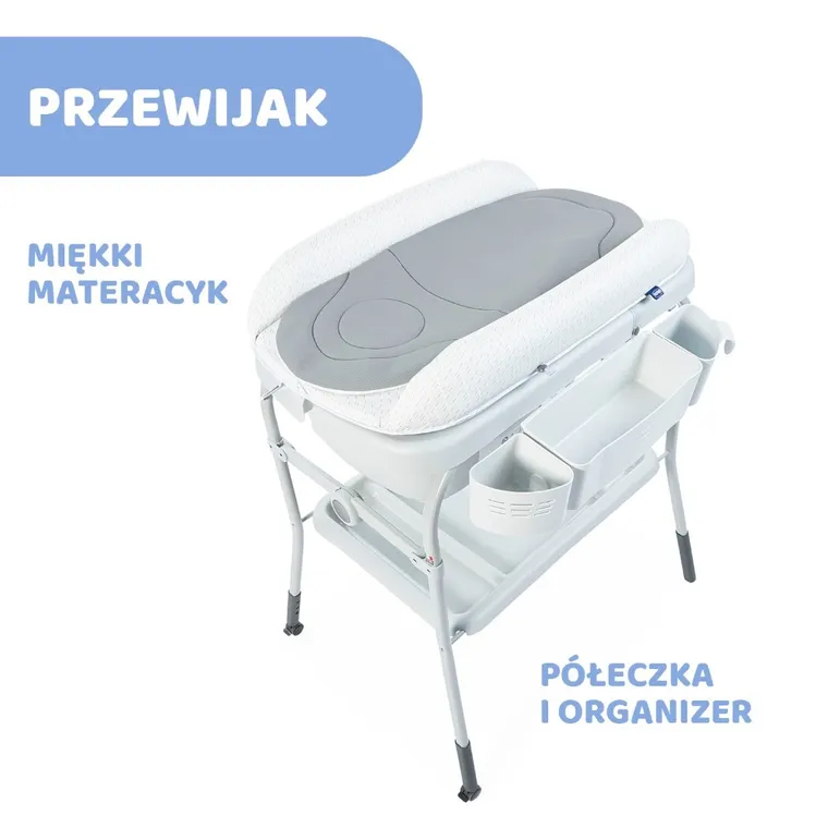 Chicco, Cuddle&Bubble, wanienka z przewijakiem, Dots