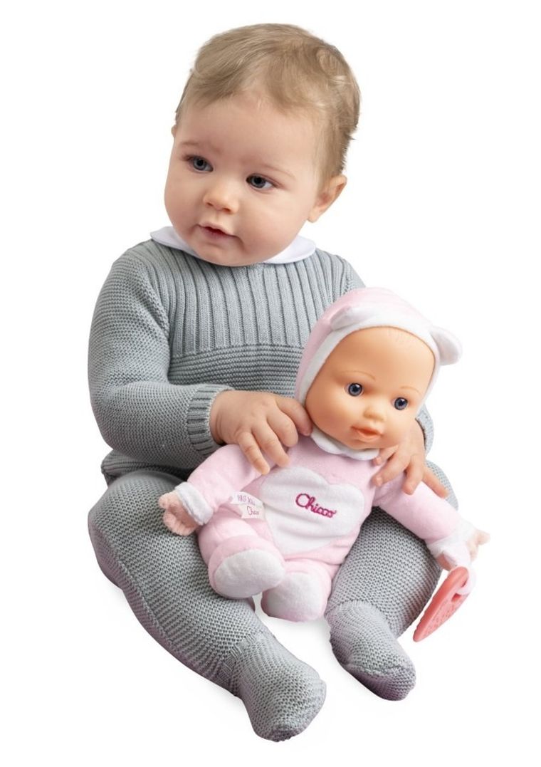 Chicco, Dolls, Moja Pierwsza Lalka, lalka bobas, różowa