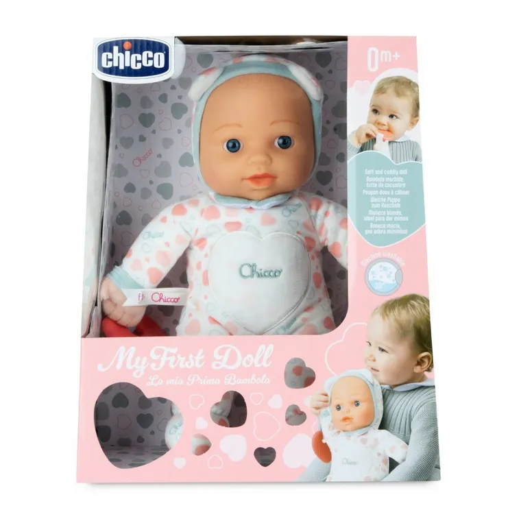 Chicco, Dolls, Moja Pierwsza Lalka, lalka bobas, serca